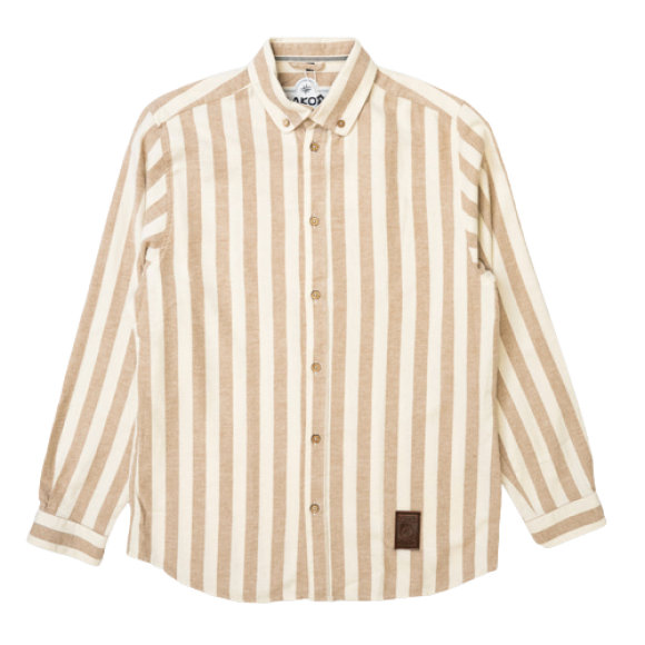 LAKOR - LAKOR - Boatswain L/S Shirt | Brown