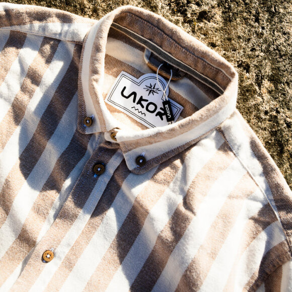 LAKOR - LAKOR - Boatswain L/S Shirt | Brown