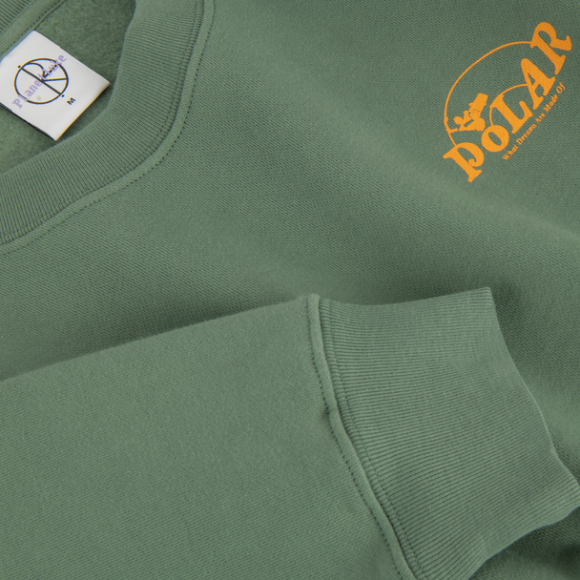 Polar Skate Co. - Polar Skate Co. - Dave Crewneck | Jade Green