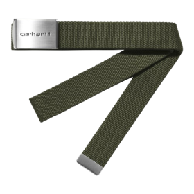 Carhartt WIP - Clip Belt Chrome | Office Green