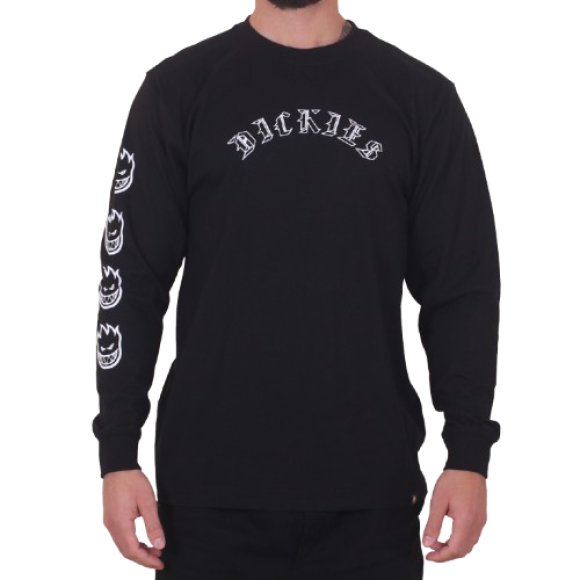 Dickies - Dickies x Spitfire L/S T-Shirt | Black