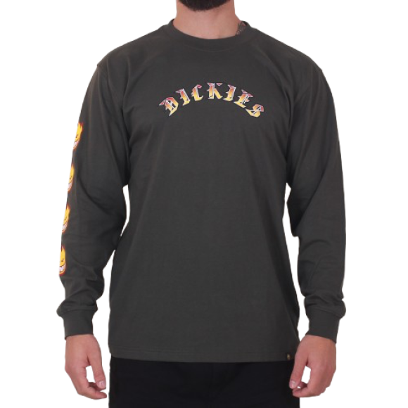 Dickies - Dickies x Spitfire L/S T-Shirt | Olive