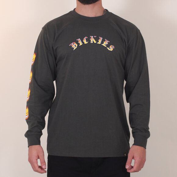 Dickies - Dickies x Spitfire L/S T-Shirt | Olive