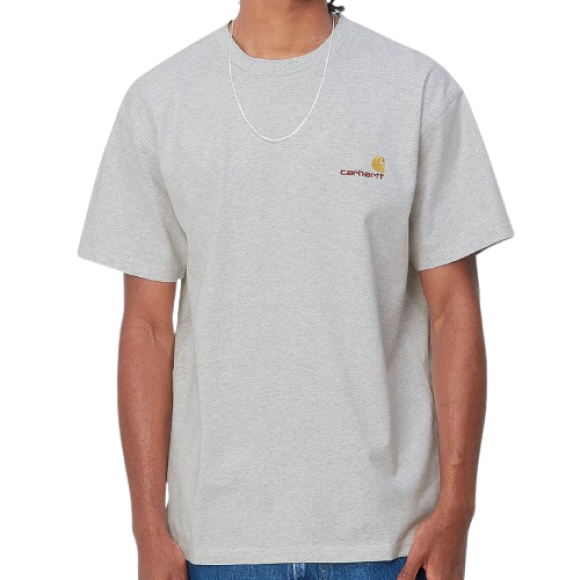 Carhartt WIP - Carhartt WIP - S/S American Script T-Shirt | Ash Heather