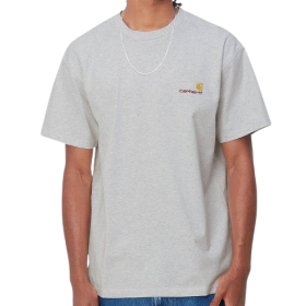 Carhartt WIP - S/S American Script T-Shirt | Ash Heather