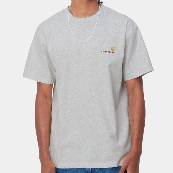 Carhartt WIP - Carhartt WIP - S/S American Script T-Shirt | Ash Heather